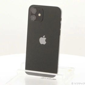 【中古】Apple(アップル) iPhone12 256GB ブラック MGJ03J／A SIMフリー 【368-ud】