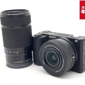 【中古】 【並品】 ソニー VLOGCAM ZV-E10 II ダブルズームレンズキット ブラック [ZV-E10M2X B]