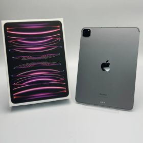 【箱付き中古B】iPad Pro 11-inch 第4世代 512GB スペースグレイ wifi+Cellular バッテリー【81%】 SIMフリー 白ロム