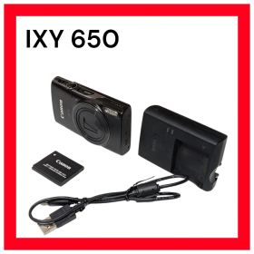 美品 Canon キャノン IXY650 コンデジ ブラック