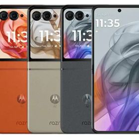 [SIMフリー][未使用品] モトローラ motorola razr 50s 256GB [スプリッツオレンジ/サンドクリーム/コアラグレイ] A403MO デュアルSIM ソフトバンク版 通電動作確認済 スマホ 本体