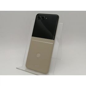 【中古】MOTOROLA SoftBank 【SIMフリー】 motorola razr 50s サンドクリーム 8GB 256GB A403MO【なんば】保証期間1ヶ月【ランクA】