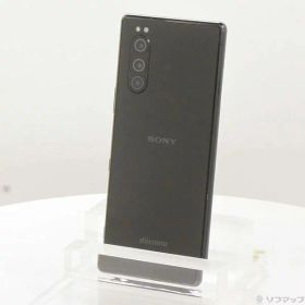 【中古】SONY(ソニー) Xperia 5 64GB ブラック SO-01M docomoロック解除SIMフリー 【198-ud】
