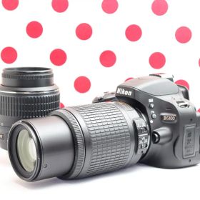 ❤自撮り＆スマホ転送❤ニコン Nikon D5100❤ダブルレンズ❤圧倒的コスパ