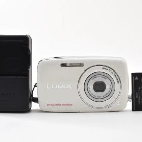 現状品 Panasonic パナソニック LUMIX DMC-S1 白 ホワイト コンパクトデジタルカメラ #4399