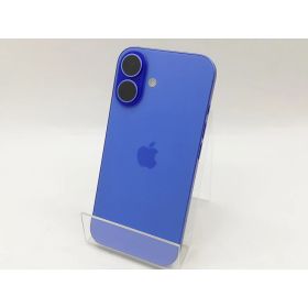 【中古】Apple SoftBank 【SIMフリー】 iPhone 16 128GB ウルトラマリン MYDU3J/A【福岡筑紫】保証期間1ヶ月【ランクB】
