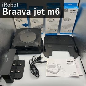 アイロボット iRobot ブラーバジェット m6 m613360 グラファイト 床拭きロボット 水拭き ロボット掃除機 マッピング Wi-Fi対応 遠隔操作 静音 Alexa対応 スマホ操作 進入禁止エリア 最大60畳 国内正規品