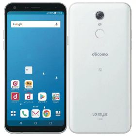 【中古】docomo LG style L-03K [White] ホワイト 白ロム