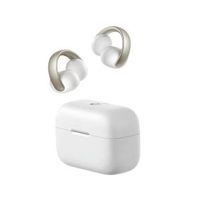 Anker Soundcore AeroClip Bluetooth 5.4 オープンイヤー型ワイヤレスイヤホン/イヤーカフ / IP55 防塵 防水規格 / 最大32時間再生 / マルチポイント接続 ホワイトゴールド