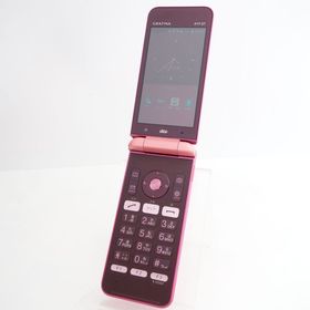 【SIMフリー】GRATINA KYF37 ピンク 利用制限〇 4GLTEケータイ