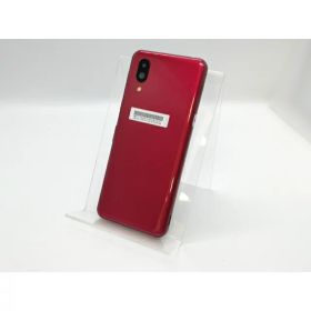 【中古】SHARP SoftBank 【SIMフリー】 シンプルスマホ6 ルビーレッド 4GB 64GB A201SH【京都】保証期間1ヶ月【ランクB】