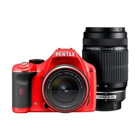 PENTAX デジタル一眼レフカメラ K-x ダブルズームキットレッド