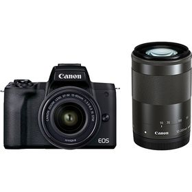 CANON デジタル一眼カメラ EOS Kiss M2 ダブルズームキット [ブラック]