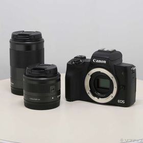 (中古)Canon EOS Kiss M2 ダブルズームキット ブラック(295-ud)