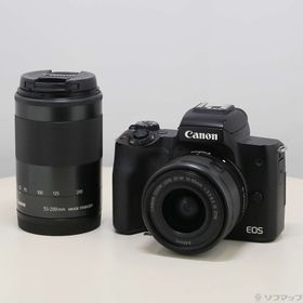 (中古)Canon EOS Kiss M2 ダブルズームキット ブラック(295-ud)