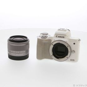 (中古)Canon EOS Kiss M2 EF-M15-45 IS STM レンズキット ホワイト(262-ud)