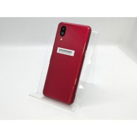 【中古】SHARP SoftBank 【SIMフリー】 シンプルスマホ6 ルビーレッド 4GB 64GB A201SH【京都】保証期間１ヶ月【ランクB】