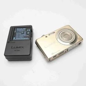 【中古】(非常に良い)パナソニック デジタルカメラ ルミックス シャインゴールド DMC-FH7-N