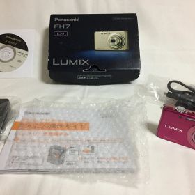 パナソニック デジタルカメラ ルミックス パッションピンク DMC-FH7-P(中古品)