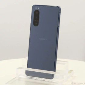 【中古】SONY(ソニー) Xperia 5 II 128GB ブルー SOG02 auロック解除SIMフリー 【349-ud】