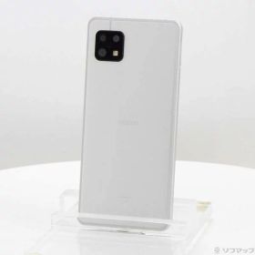 【中古】SHARP(シャープ) AQUOS sense6 64GB シルバー SHG05 au SIMフリー 【352-ud】