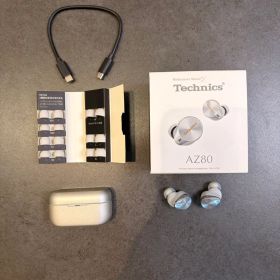 【美品】Technics EAH-AZ80 シルバー 純正イヤーピース未使用