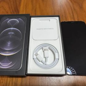 【美品・箱付き】iPhone 12 Pro グラファイト 本体