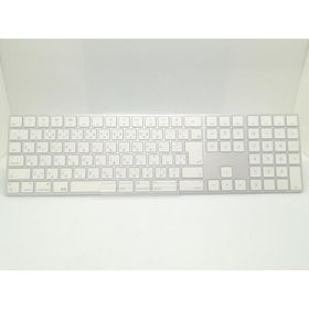 【中古】Apple Magic Keyboard（2017/テンキー付き/A1843） - 日本語（JIS） シルバー MQ052J/A【静岡】保証期間１週間