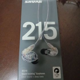 SHURE SE215 高遮音性イヤホン クリア