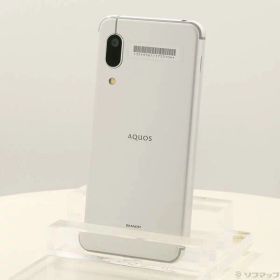 【中古】SHARP(シャープ) AQUOS sense3 basic 32GB シルバー SHV48 auロック解除SIMフリー 【276-ud】