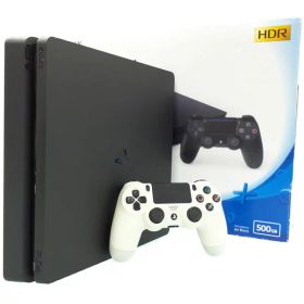 【SIE】ソニー『PlayStation4 プレイステーション4 500GB Jet Black』CUH-2200A B01 ゲーム機本体 1週間保証【中古】