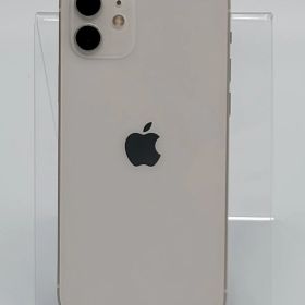 【液晶割れあり中古D】iPhone 12 64GB ホワイト バッテリー【86%】 SIMフリー 白ロム