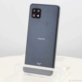 【中古】SHARP(シャープ) AQUOS sense6s 64GB ブラック AUAQSE6S au SIMフリー 【352-ud】