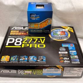 ★ASUS P8Z77V-PROマザーボード、Corei7-3770K他セット