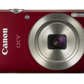 【中古】【非常に良い】Canon デジタルカメラ IXY 180 レッド 光学8倍ズーム IXY180RE