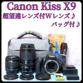 Canon kiss X9◎一眼レフカメラ◎バッグ付◎スマホ転送OK◎高性能