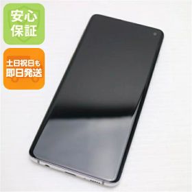 【中古】 超美品 SC-03L Galaxy S10 プリズムホワイト スマホ 本体 白ロム 中古 土日祝発送OK