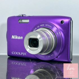 Nikon COOLPIX S3300 ラベンダーパープル 1602万画素 光学6倍ズーム 広角26mm NIKKORレンズ レンズシフトVR ベストフェイスモード コンパクトデジタルカメラ ニコン クールピクス