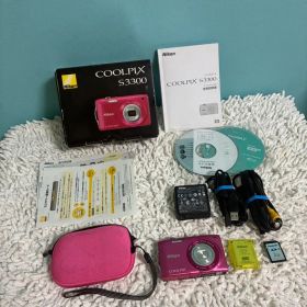 Nikon COOLPIX S3300 ピンク デジカメ 箱・付属品動作確認済
