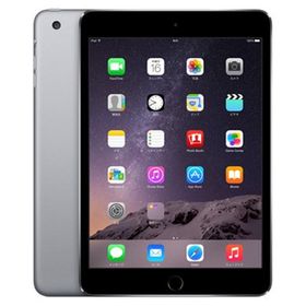 （中古並品） Wi-Fiモデル Apple iPad mini 3 Wi-Fi 64GB スペースグレイ MGGQ2J/A【安心保証90日/赤ロム永久保証】iPadmini3 本体 アイパッド タブレット
