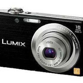 【中古】パナソニック デジタルカメラ LUMIX FH5 ブラック DMC-FH5-K