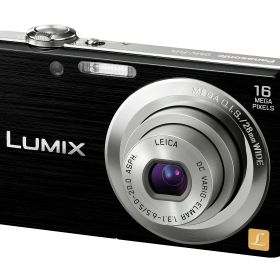 【中古】【非常に良い】パナソニック デジタルカメラ LUMIX FH5 ブラック DMC-FH5-K