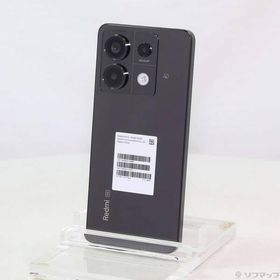 〔中古〕Xiaomi(シャオミ) Redmi Note 13 Pro 5G 256GB ミッドナイトブラック AUREDMIN13P5G au SIMフリー〔349-ud〕