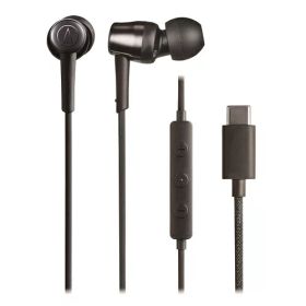 オーディオテクニカ（audio-technica） USB TYPE-C用イヤホン ATH-CKD30C ブラック