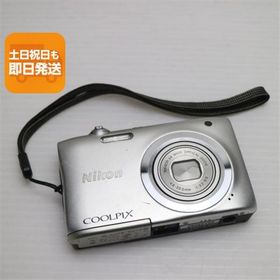 中古 COOLPIX A100 シルバー 即日発送 コンデジ Nikon 本体 あすつく 土日祝発送OK