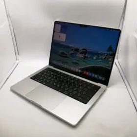 【中古】Apple MacBook Pro 14インチ M3(CPU:8C/GPU:10C) 8GB/512GB シルバー MR7J3J/A (14インチ,M3,2023)【OSU301】保証期間１ヶ月【ラ
