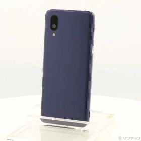 【中古】SHARP(シャープ) BASIO active 64GB ネイビー SHG09 au SIMフリー 【377-ud】