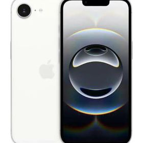 【中古】【安心保証】 iPhone16e[256GB] SIMフリー ホワイト