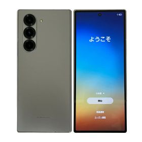 【中古】SAMSUNG Galaxy Z Fold6 SCG28 Silver Shadow シルバーシャドウ au 256GB SIMロック解除済 白ロム 本体