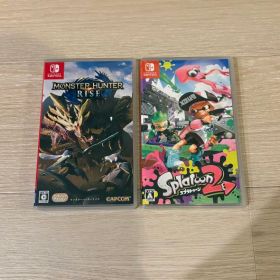 【セット売り】Switch スプラトゥーン2 + モンスターハンターライズ
